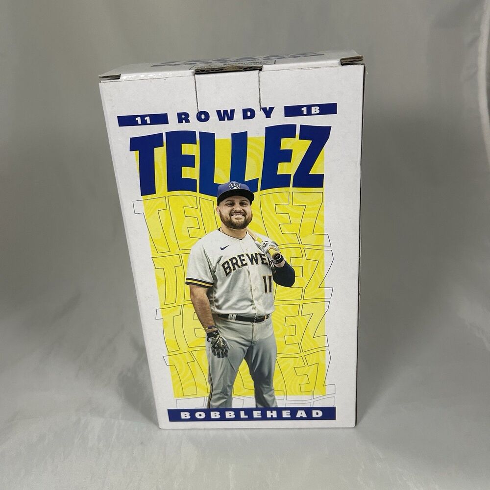 Rowdy Tellez Brewers Bobblehead #11 SGA Stadium Giveaway New Boxed - Picture 4 of 7